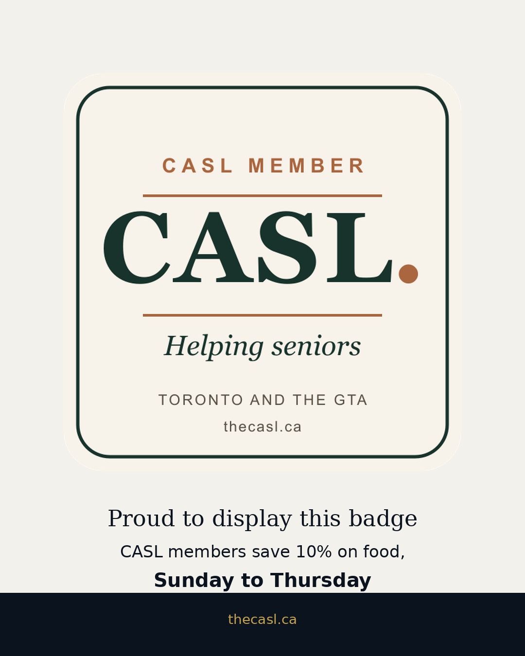 CASL Member badge
