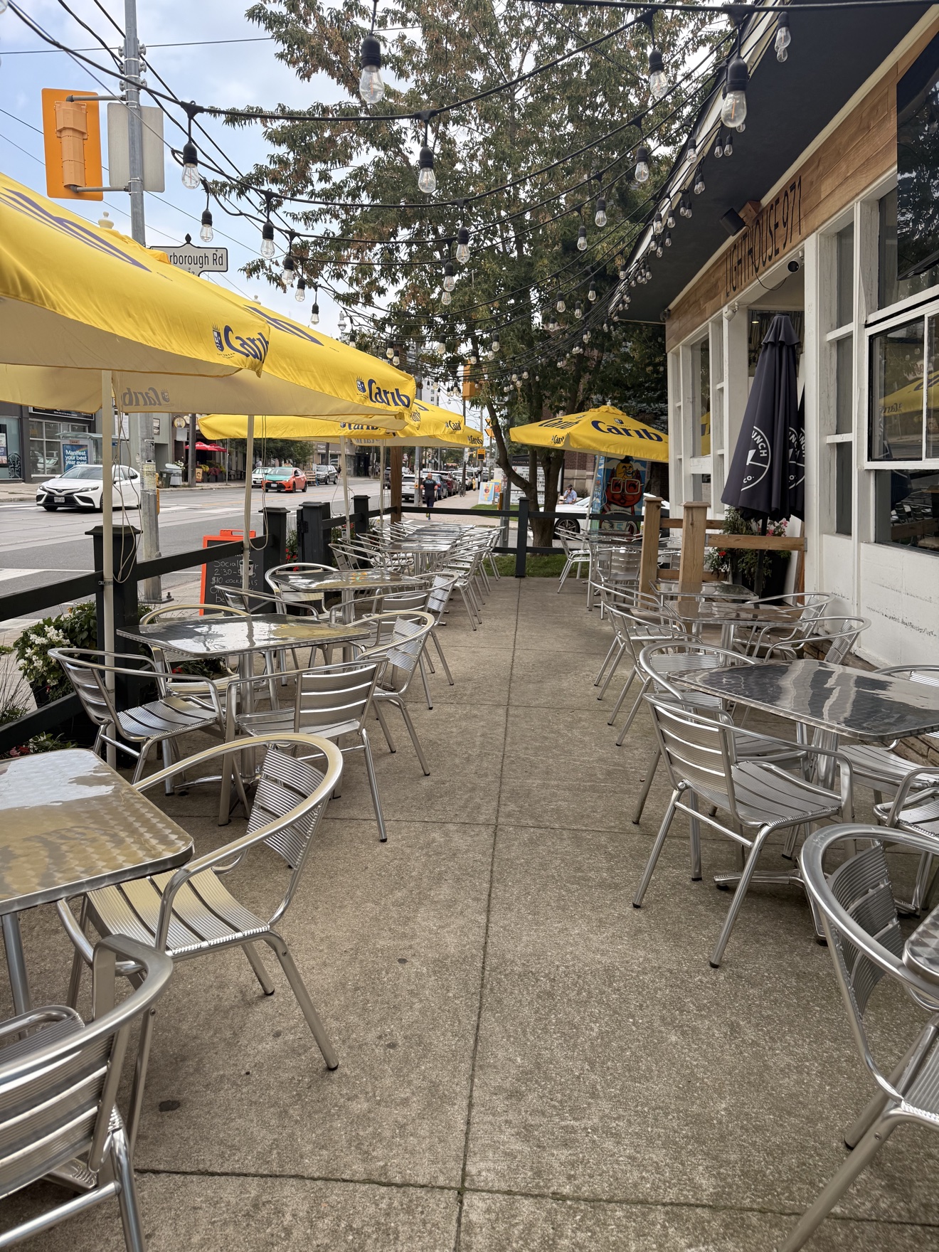 The patio at Lighthouse 971