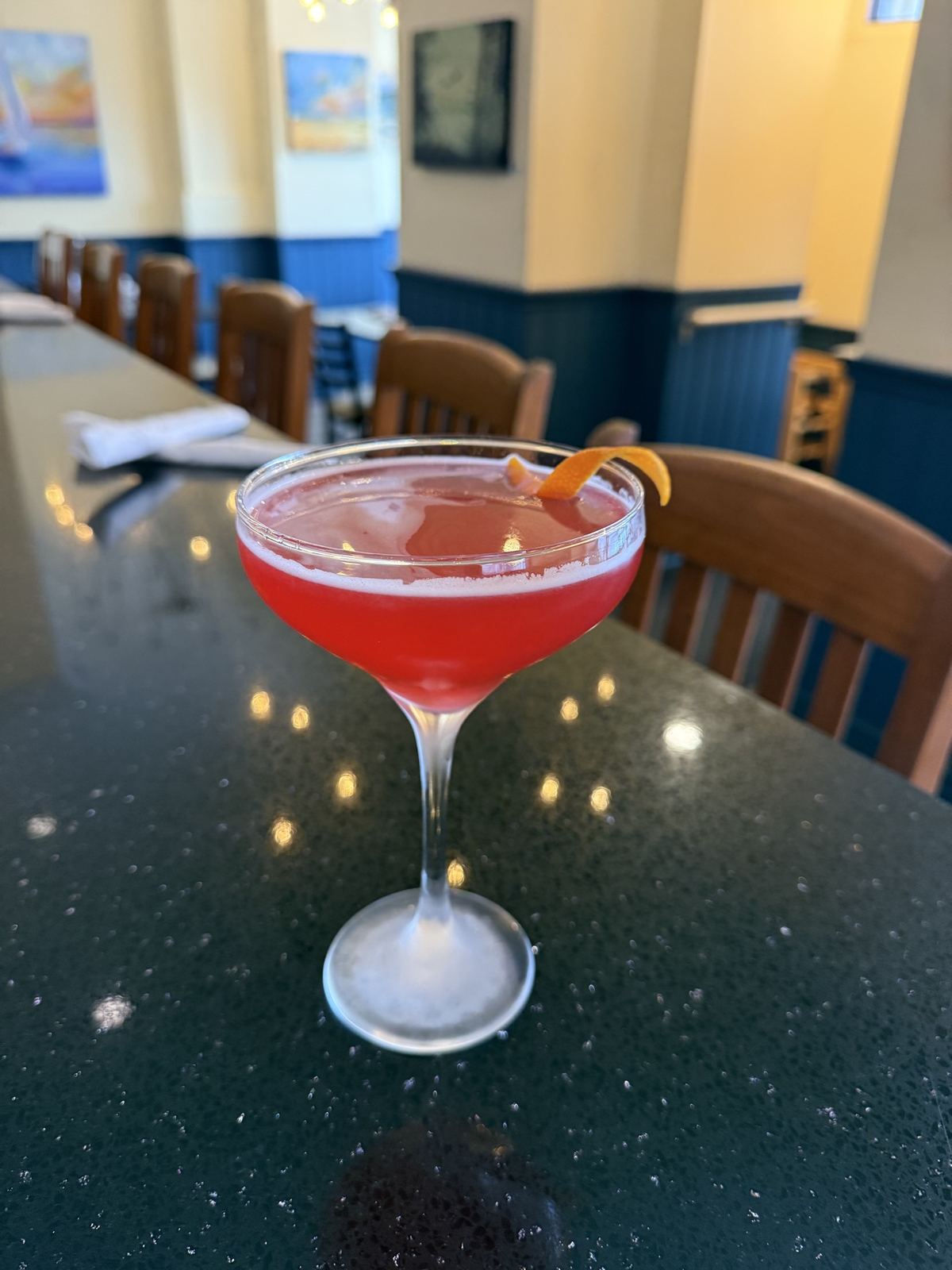 Cocktails on the Kingston Road patio at Lighthouse 971